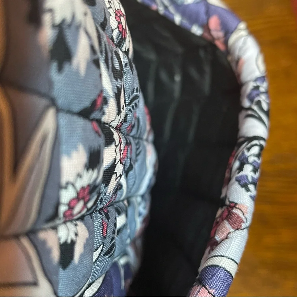 Vera Bradley Ornate Blooms Floral Large Traveler Duffel Bag Tote NWT New - Picture 7 of 13